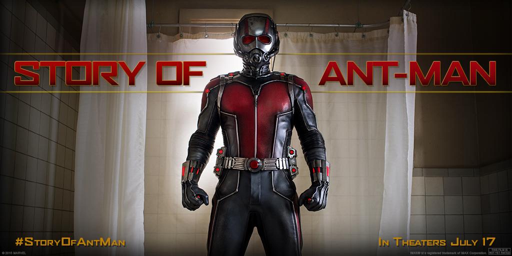 AntMan's tweet photo. Learn the #StoryOfAntMan! Start: http://t.co/q4jp6R3A7W + click each link for more. See #AntMan in theaters July 17! http://t.co/IIBBNMaqif