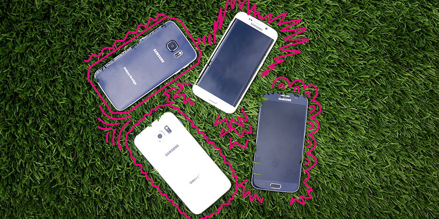 TMobileLatino's tweet photo. ¿#SamsungGS6 en blanco o negro? Al final lo que quieres es tener la red magenta. http://t.co/fk7VzSX0Zt