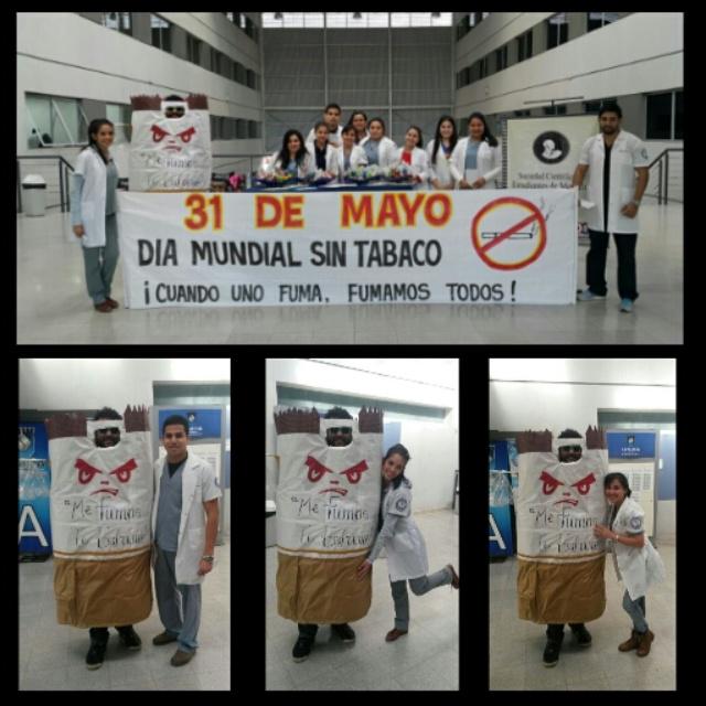 socemUNIDA's tweet photo. 31 de mayo / Día mundial sin tabaco.
"me fumas y te fumo #porroman
¡Cuando uno fuma, fumamos todos! http://t.co/xaOR9bKMeh