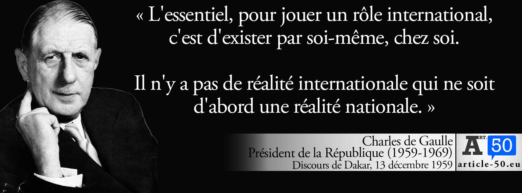 Sebastien Lebalp on X: « L'essentiel, pour jouer un rôle international, c'est d'exister par soi-même » Citations de Gaulle sur l'Europe #DPDA   / X