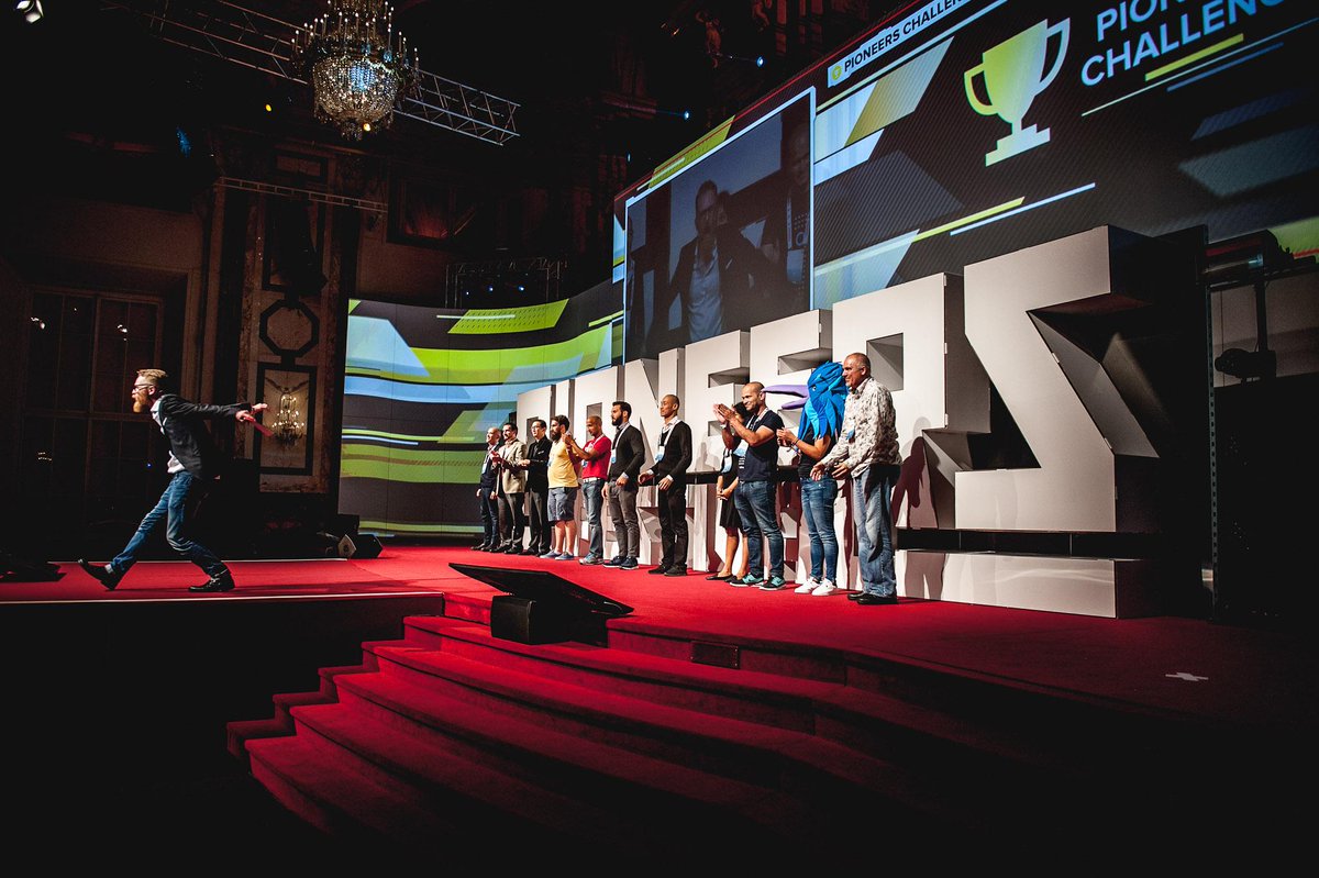 Pioneers's tweet image. Out of 1,600 applications - these are the final 8 #Pioneers15 #Top8 #startups #news #skedoolit (US)