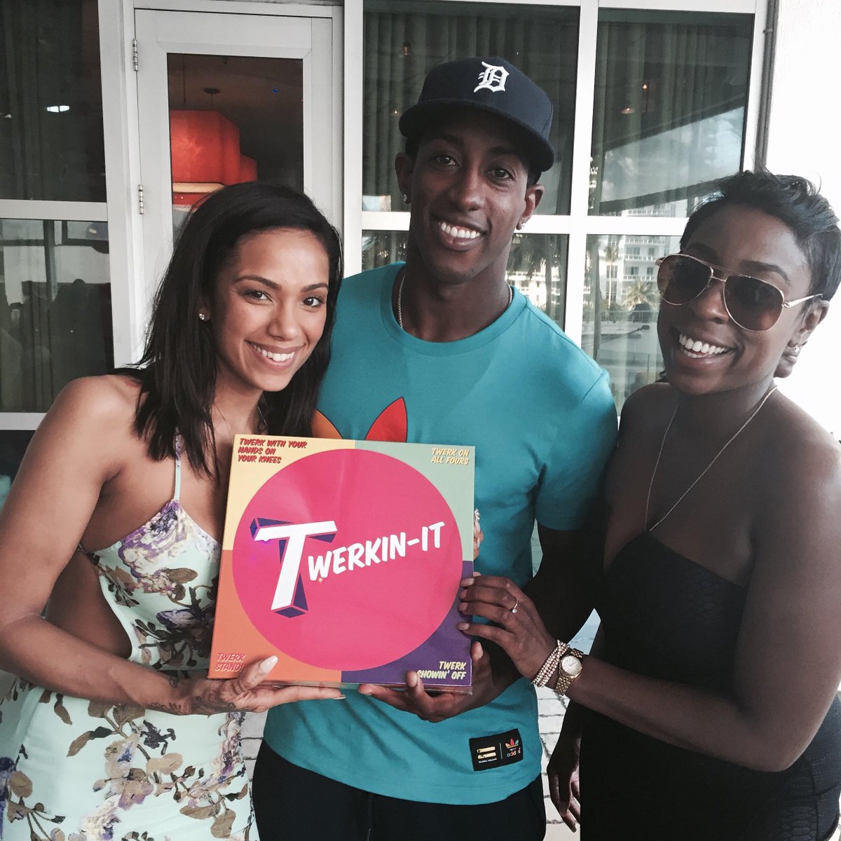 Everybody is playing #TwerkinIt, and we've challenged <a href="/iamErica_Mena/">Erica Mena</a> <a href="/MsGooding/">MsGooding</a> to a #twerk off!