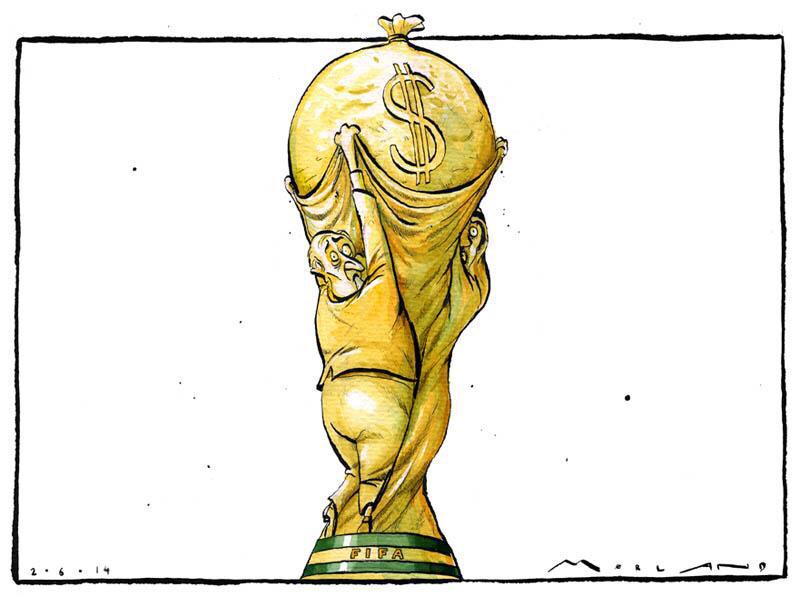 ActuFoot_'s tweet photo. La Coupe du Monde, tout une histoire d'argent... http://t.co/fbw1X5YC02