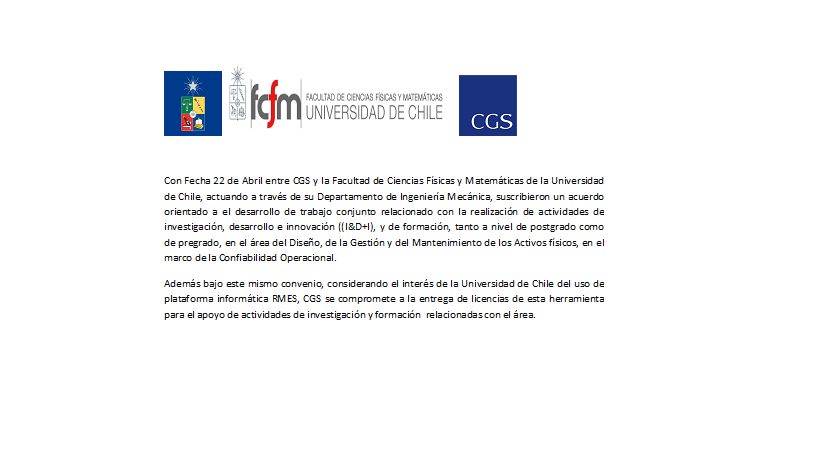 CGSSA_'s tweet image. Acuerdo @uchile y CGS S.A