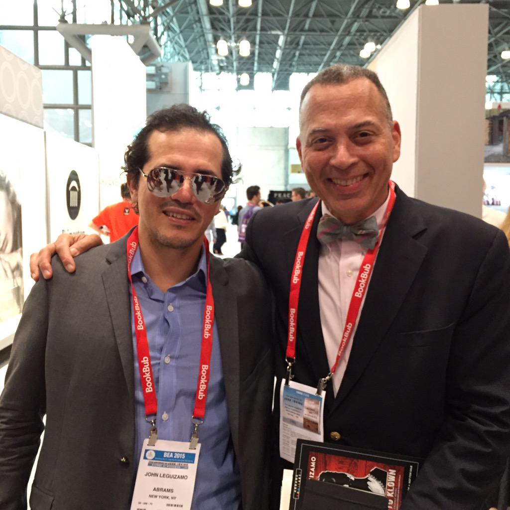Wralpheubanks's tweet image. Got to have a nice talk wit @JohnLeguizamo about his new book Gheto Klown. Just another day @ #BookExpoAmerica