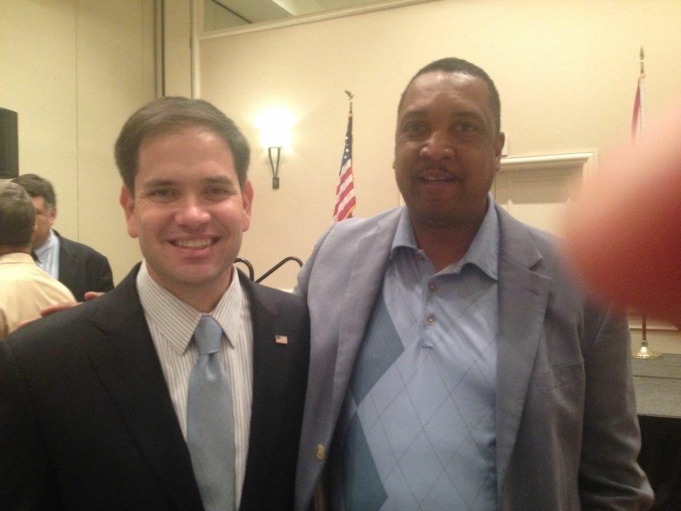 Happy Birthday. Marco Rubio\s only photo with a Black Man 