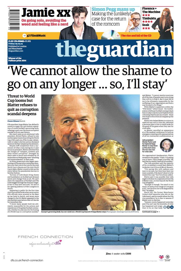 paul__johnson's tweet image. Tomorrow's Guardian front page. 'We cannot allow the shame to go on any longer...so I'll stay.'