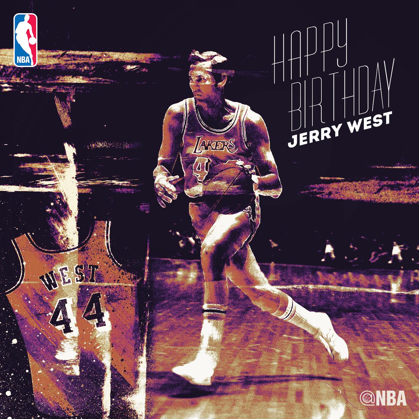 Join us in wishing NBA legend JERRY WEST a HAPPY BIRTHDAY! 