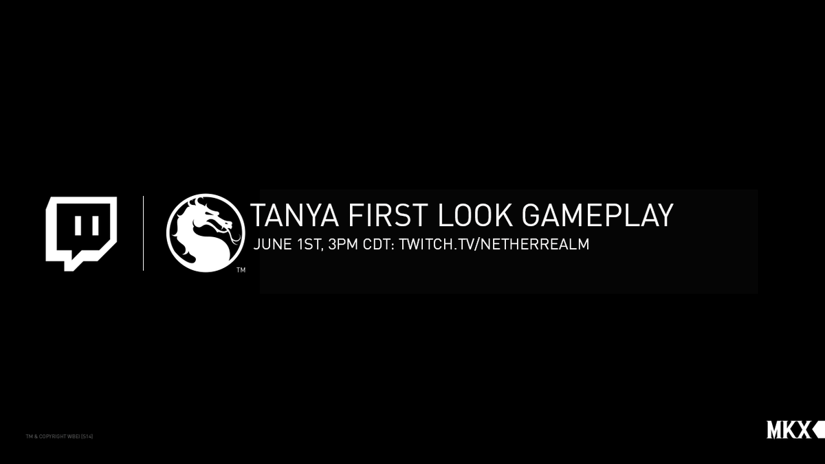 Mortal Kombat X - Tanya confirmed for June 2nd and June 9th [UPDATE] CGHyKr-U0AAxkkG