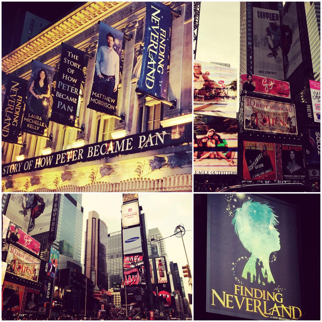 ash_moss's tweet photo. @NeverlandBway 👌🏻👍🏻brilliant show #broadway #theatre #musical #newyork http://t.co/gFPaWbSAiD