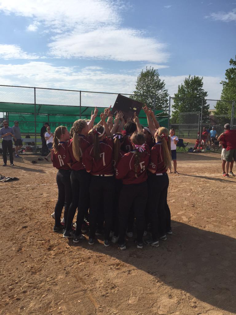 MGActivities's tweet photo. @GroveSoftball Section Champions!! State bound next Thursday. #Crimson http://t.co/ych7n3kYwO