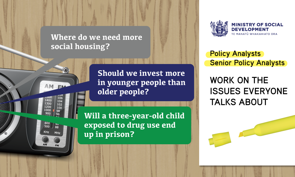 Policy professionals! NZ’s <a href="/msdgovtnz/">Ministry of Social Development NZ</a> Social Policy Group is hiring. See Jobgram for details: bit.ly/1KstCvz