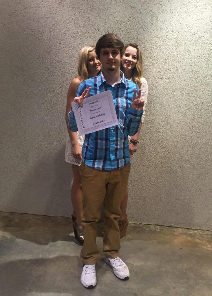 athletic banquet with my fav and Keelan 💗💗