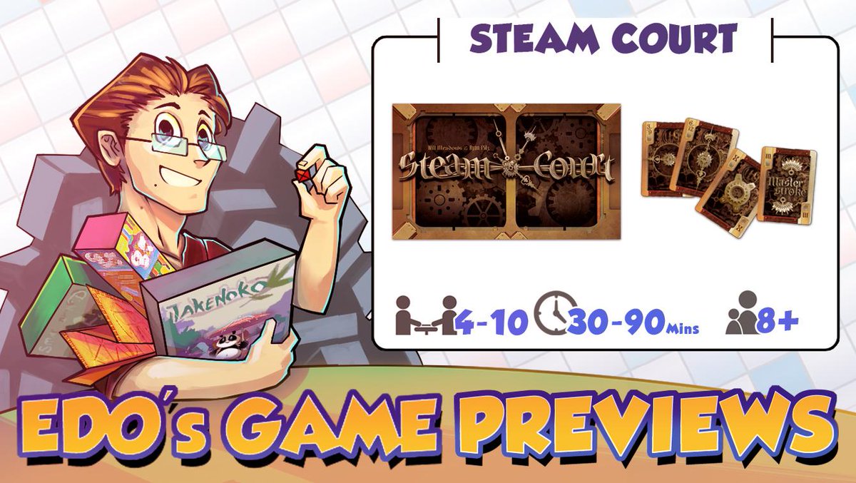 Steam Court by <a href="/Tantrum_House/">Tantrum House</a> launched on #Kickstarter!
Check out the EdoReview-> bit.ly/EdoStC

#steampunk
