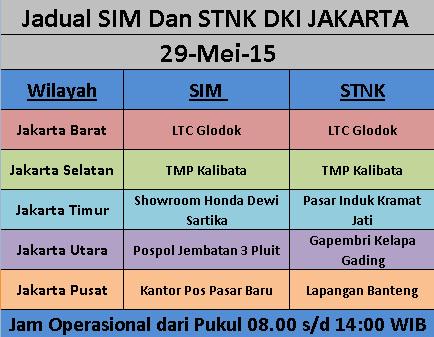 Tmc Polda Metro Jaya On Twitter Jadwal Sim Stnk Keliling Wilayah