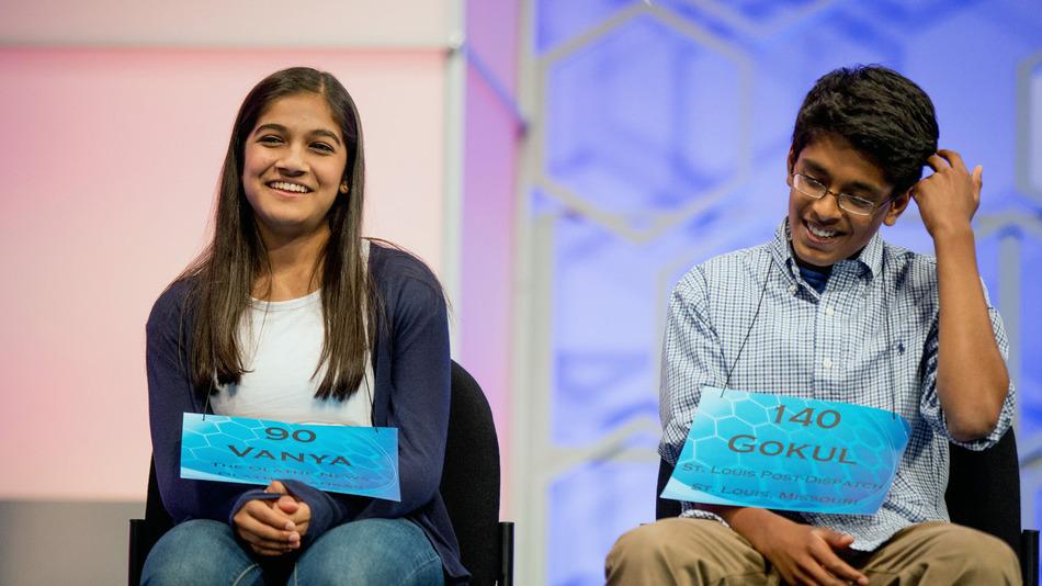 mashable's tweet image. 2015 Scripps #SpellingBee crowns two winners, again--and one's a child genius on.mash.to/1cmmViZ
