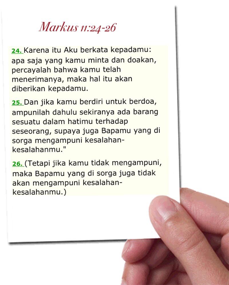valentinauci's tweet photo. "Percaya dalam doa dengan kasih dan pengampunan" 😇

#RenunganPagi
#SemangatPagi http://t.co/0ZCkAL8RE5