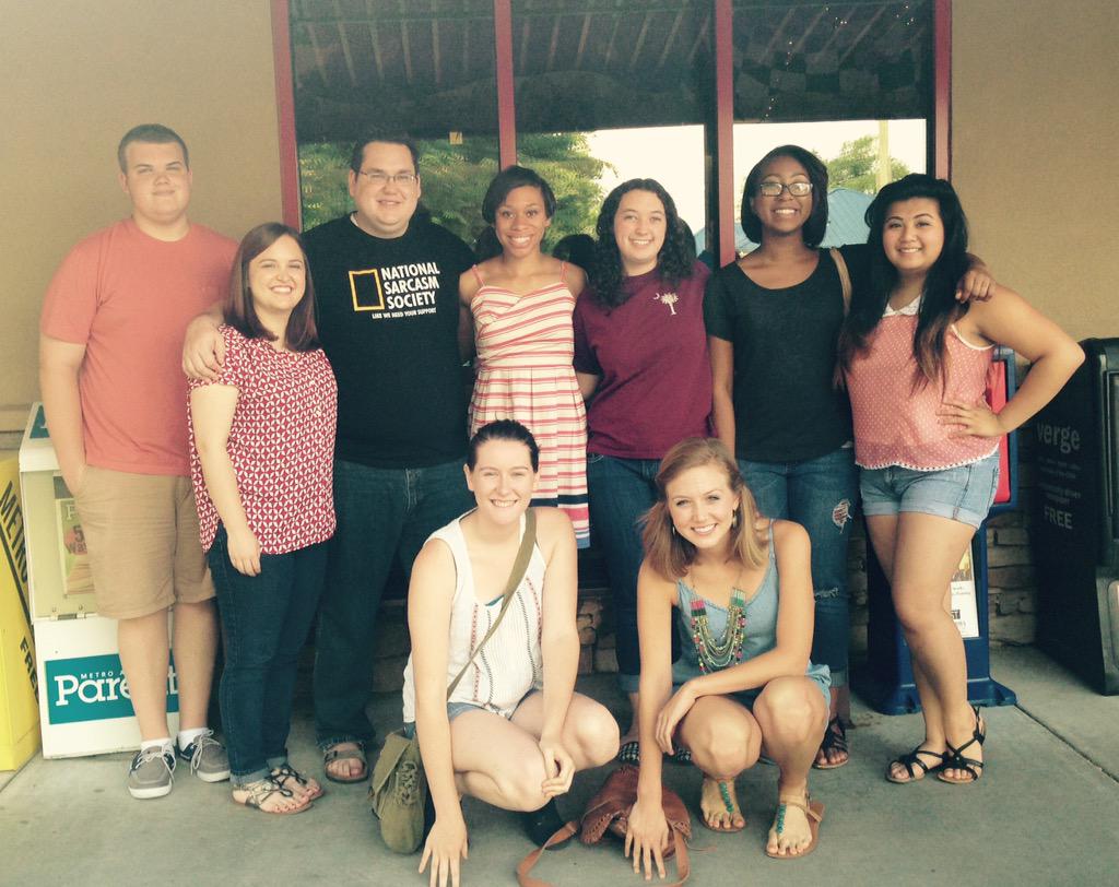 GTownForensics's tweet photo. Senior dinner at Mellow Mushroom. http://t.co/9JzBsXYg8y