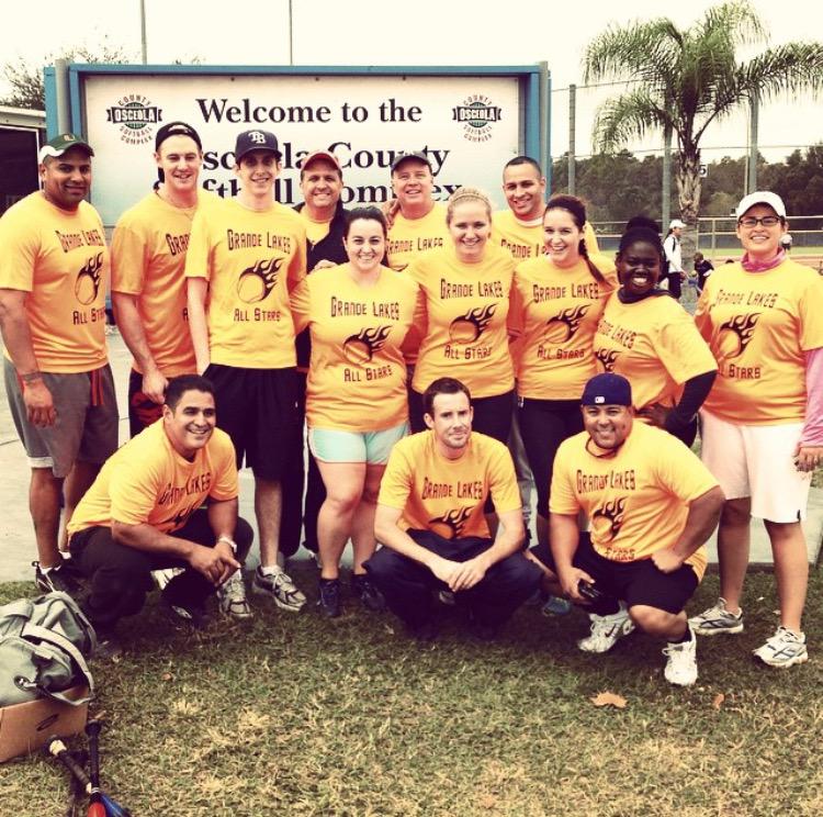 Our Grande Lakes All Stars participated in a charity softball tournament for the Children’s Miracle Network #GiveBack