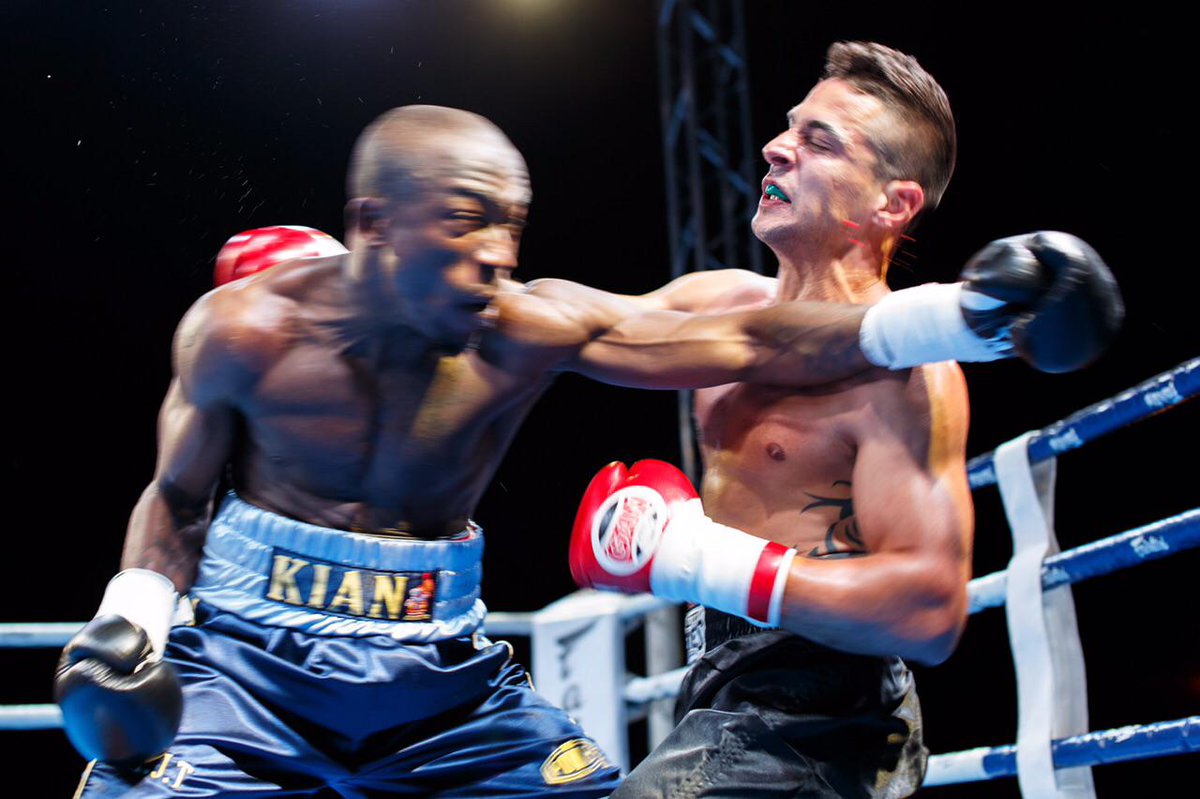 StPancrasABC's tweet photo. Kian 'The Technician' Thomas proved he's ready in Spain to record 1. KO (1r) in the pro ranks against Manuel Olivia. http://t.co/ThVcLyQt0b