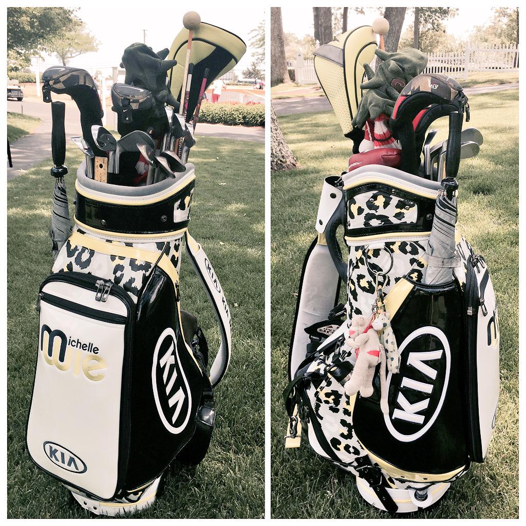 animal print golf bag
