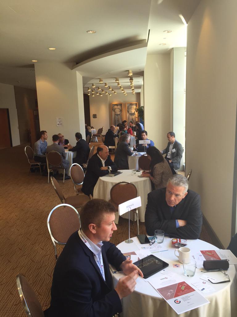 nickisnpdx's tweet photo. lots of networking! #csummit15 @WLSA_ORG http://t.co/q0xaX5b5PJ