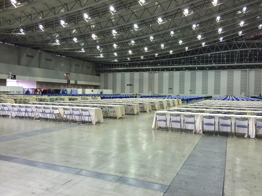 【#GP千葉】
もうすぐ開場です！うおー！
今回はクジや福袋作りすぎた感…
大人気の沼くじもありますお（＾ω＾）

#GPChiba