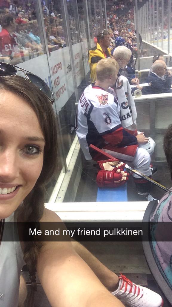 Me and #teemupulkkinen chillin! #bringitback #grandrapidsgriffins #CalderCup