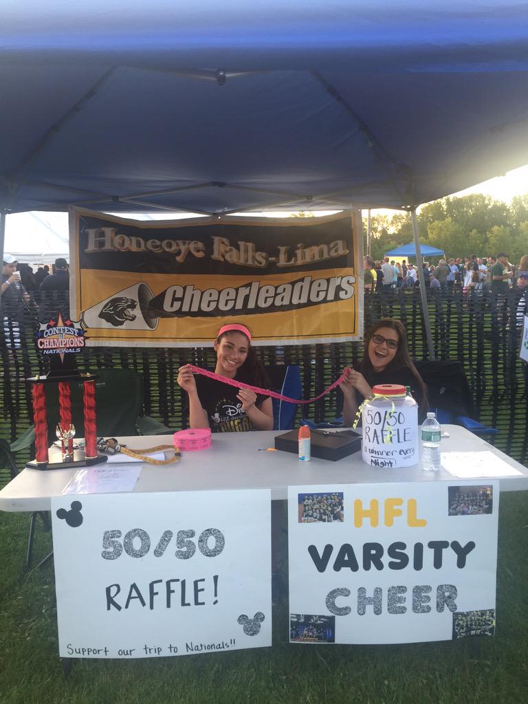 Come support the cheerleaders booth at the carnival at their 50/50 raffle  to support our nationals trip!!!