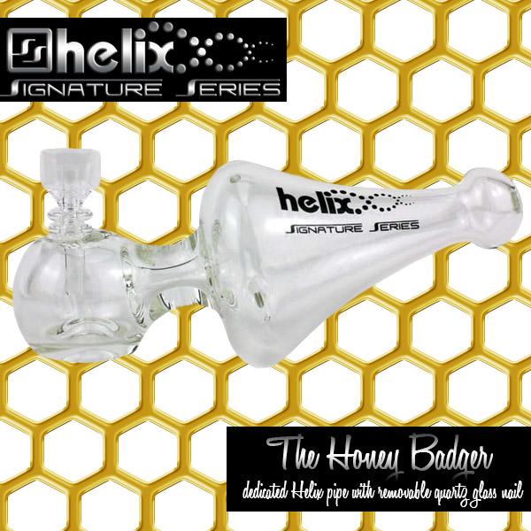 TrillGlass's tweet photo. the #AmericanMadeGlass Honey Badger #HelixPipe with 14mm Domeless Quartz Glass Nail https://t.co/nSaixDnlfa http://t.co/j9cnyibzqS