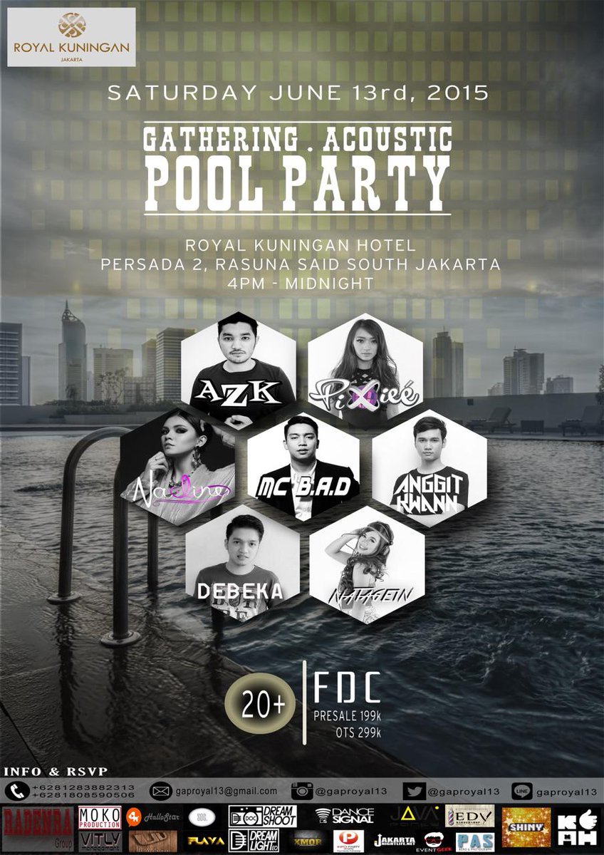 #JKTEVENT 13/06/15 #CLOSINGANDPREPARING: GAP <a href="/RoyalKuninganJK/">Royal Kuningan Hotel</a> w/ <a href="/Dj_Pixiee/">Rhenna Gautama</a>  @AnggitKwann  &amp; @XMOR_ID