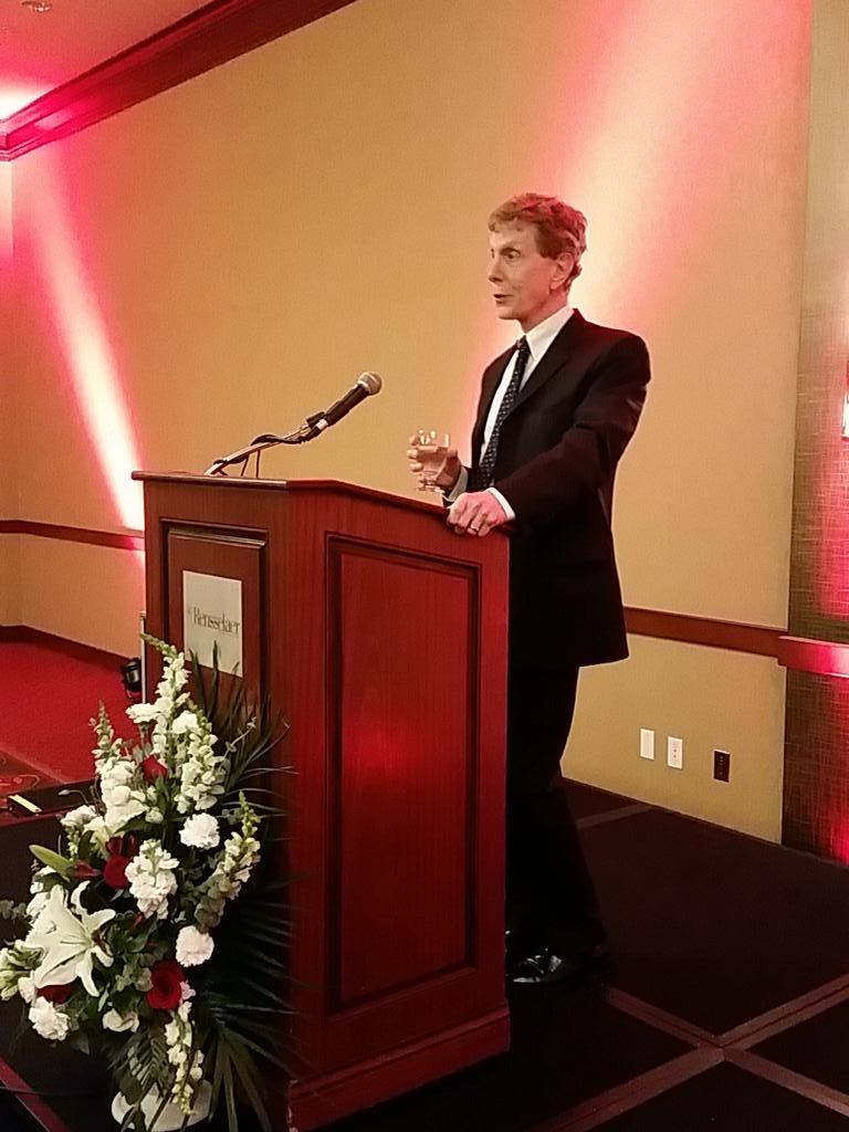 RPILally's tweet image. A toast to #RPI2015 from #lallyschool Dean Begley! #rpicommencement