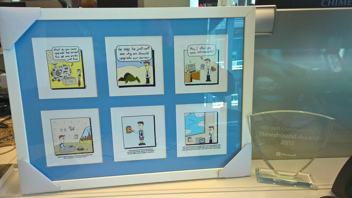 cartoonsbyjim's tweet photo. Hey look! I won a @Microsoft Newshound Award for my cartoons for the Best Intelligent Cloud Campaign. Thnx @verdayne! http://t.co/p0FStW2Wac
