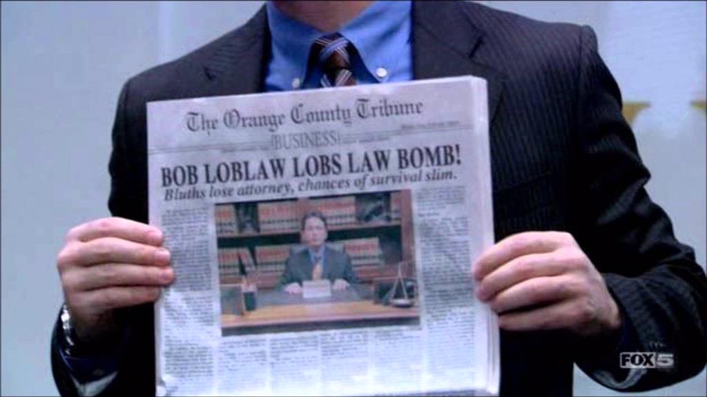 bluthquotes's tweet photo. Bob Loblaw Lobs Law Bomb #BobLoblaw http://t.co/cFN2x70wry