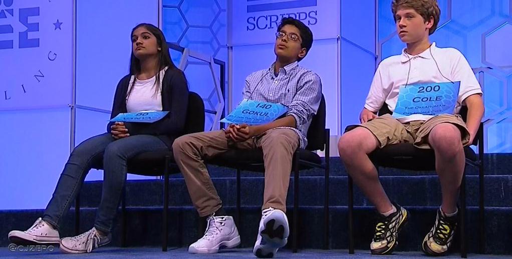 ComplexSneakers's tweet photo. When your parents force you to enter a #SpellingBee, but all you can think about is the next restock. http://t.co/s1i9vCtiWg