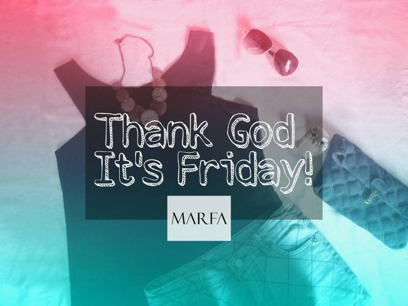 TheMarfaHouse's tweet photo. Thank God It's Friday!
Only 2 days left to the premiere launching of our summer collection.

#IWearMarfa http://t.co/jR2ueCpXmp
