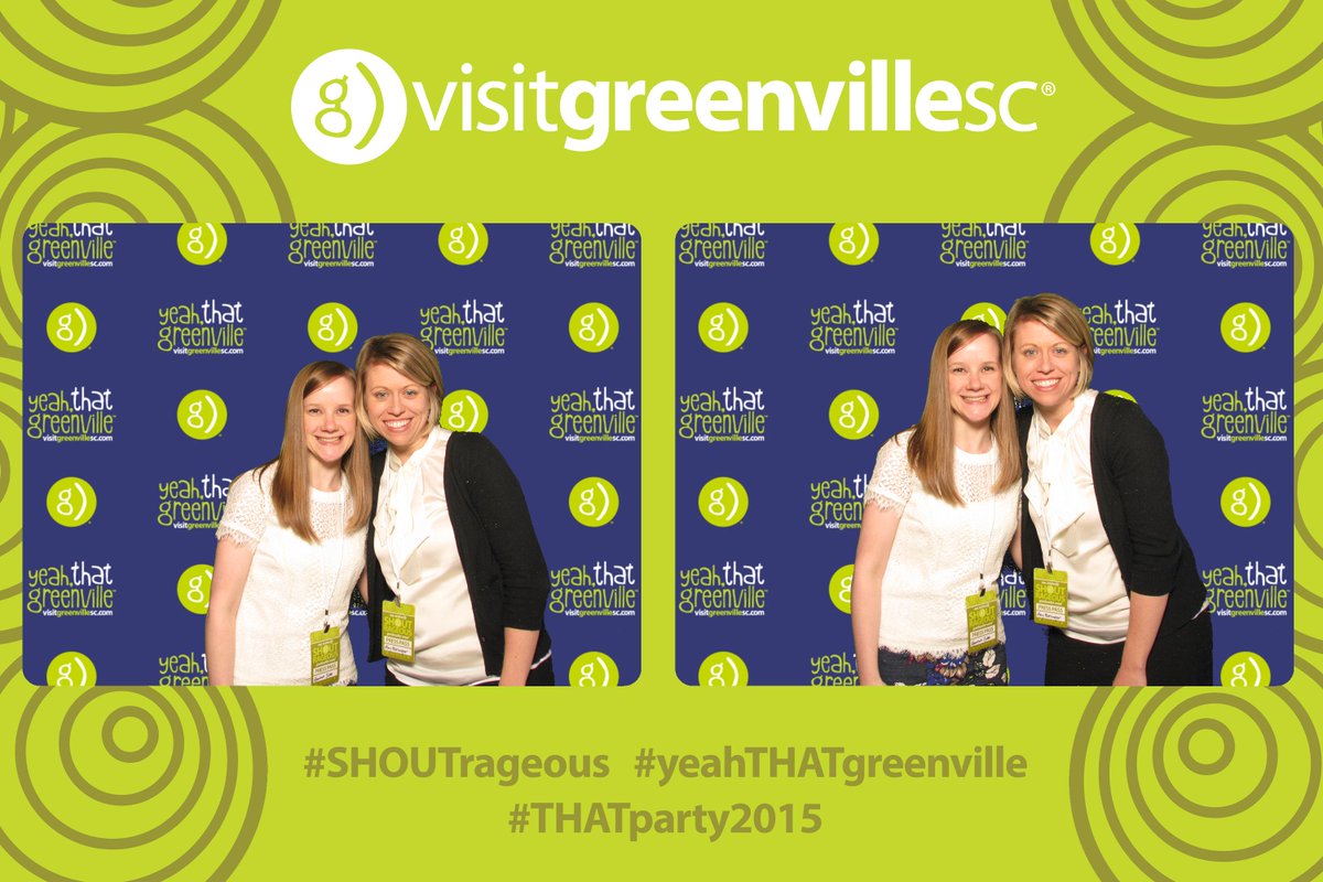 shutterboothsc's tweet photo. Highlights from the @Greenville_SC party! #yeahTHATgreenville #SHOUTrageous #THATparty2015 http://t.co/N5MHkEvdq2