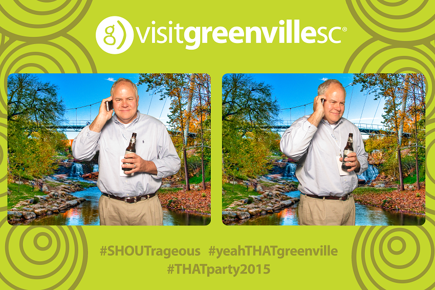 shutterboothsc's tweet photo. Highlights from the @Greenville_SC party! #yeahTHATgreenville #SHOUTrageous #THATparty2015 http://t.co/0DfzS3WL6t