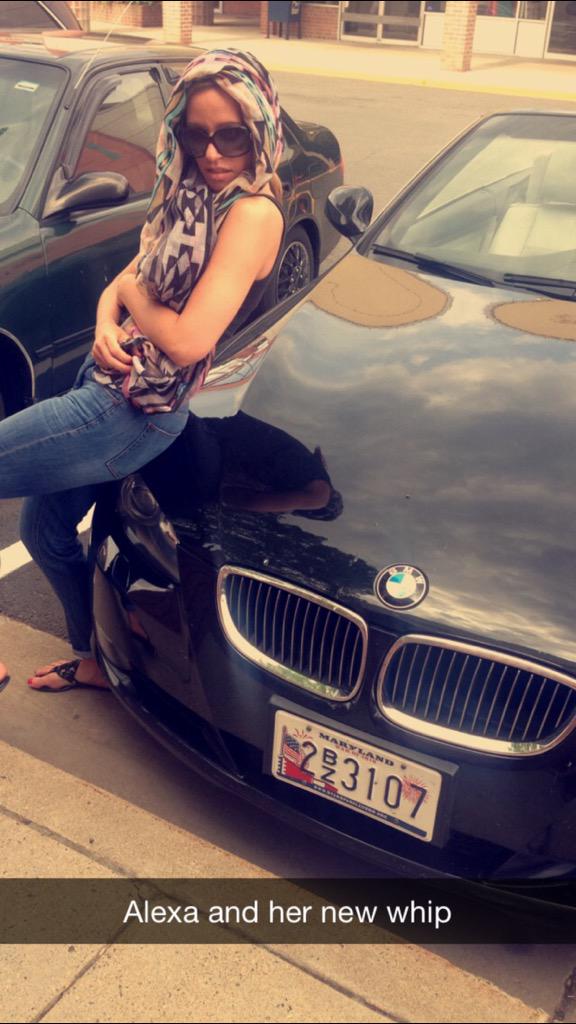 LexSchaef's tweet photo. @delaney_km @kristennikolee thnx for hilar photosesh! Finally showing off the #newride❤️#ready4cali #SoCal #upgrade http://t.co/6QFmGb3knQ