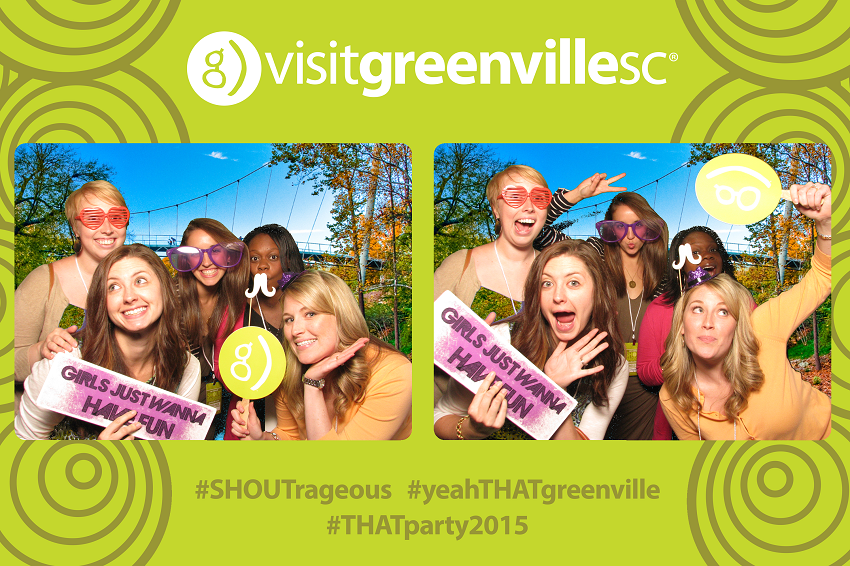 shutterboothsc's tweet photo. Highlights from the @Greenville_SC party! #yeahTHATgreenville #SHOUTrageous #THATparty2015 http://t.co/okgRfkXb4P