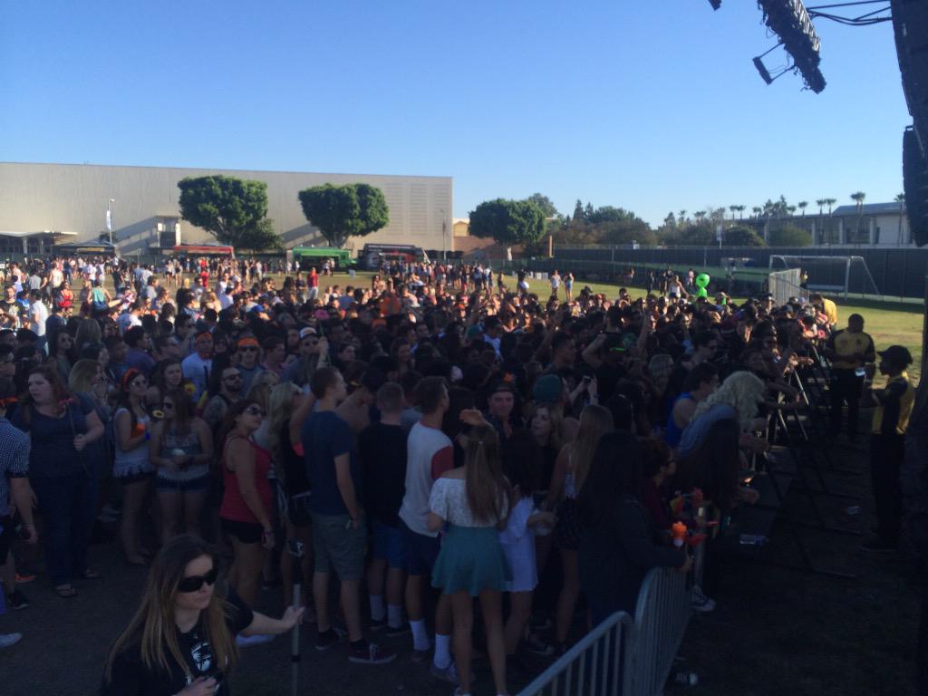 LinearProd's tweet image. LP at CSUF last month. Ludicrous and TYGA playing.