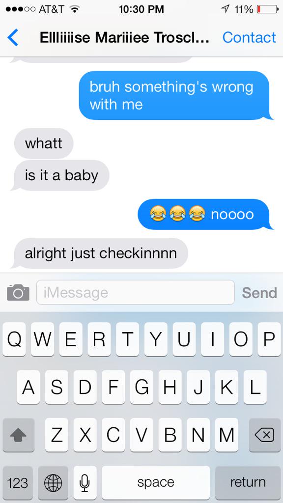 angellem_l's tweet photo. What are youuuuuu sayingggg😳😂😭 #donewithher @ElliseeMariee http://t.co/p9bt0yKYqx