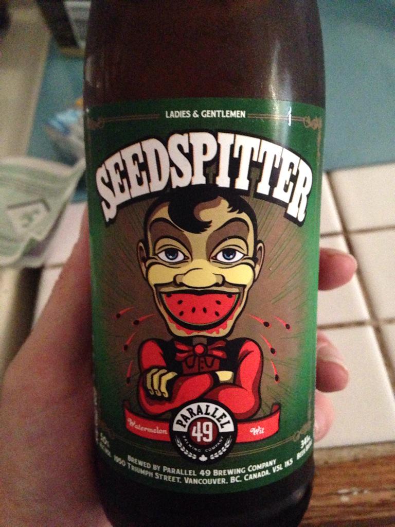 BabyVampJC's tweet photo. Mmmmm love #local #craftbeer @Parallel49Beer #seedspitter #watermelon  #beer http://t.co/gjmWM7gC3p