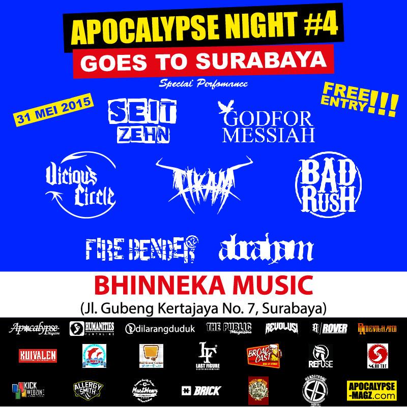 We got awesome gigs for this weekend! <a href="/Revolusi99/">REVOLUSIONER</a> <a href="/ApocalypseMagz/">Apocalypse Magazine</a> <a href="/kick_webzine/">kickwebzine.com</a> <a href="/ThePublicMagz/">The Public Magazine</a> <a href="/LastFigure/">Last Figure Clothing</a>