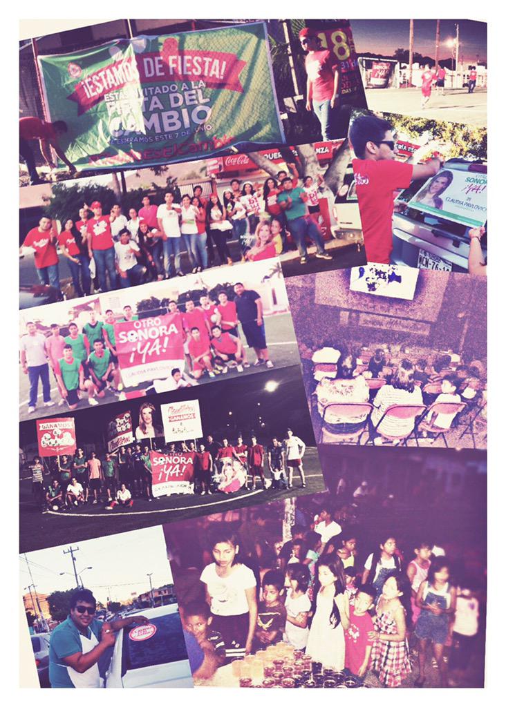 En Guaymas YA empezamos la fiesta del Cambio. <a href="/claudiapavlovic/">Claudia Pavlovich A.</a> <a href="/PanoSalidoP/">Pano Salido</a> #OtroSonoraYa