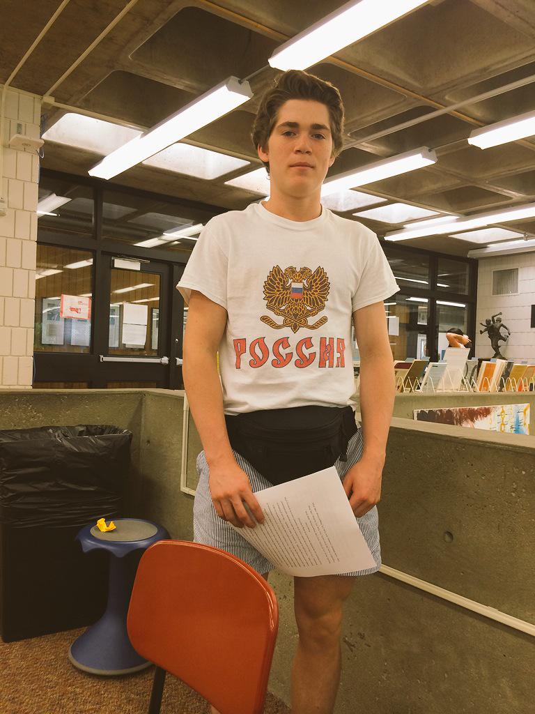 LegendaryHkyApp's tweet photo. Here's @Jack_Johnston9 rocking our "Russia" T-shirt! Order yours online at http://t.co/7w5ye9METm http://t.co/vt6y4jE59f