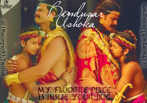 19Scorpio93's tweet photo. #MyEdit on the father-son duo #Bindusar &amp; #Ashoka. 😊 @TheSameerDh @siddnigam_off #ChakravartinAshokaSamrat #Photoshop http://t.co/XxsfwR3VJj