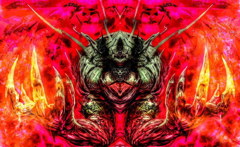 KAZEKUMA007's tweet image. DEMON
#art
#edit
#satanicstyle