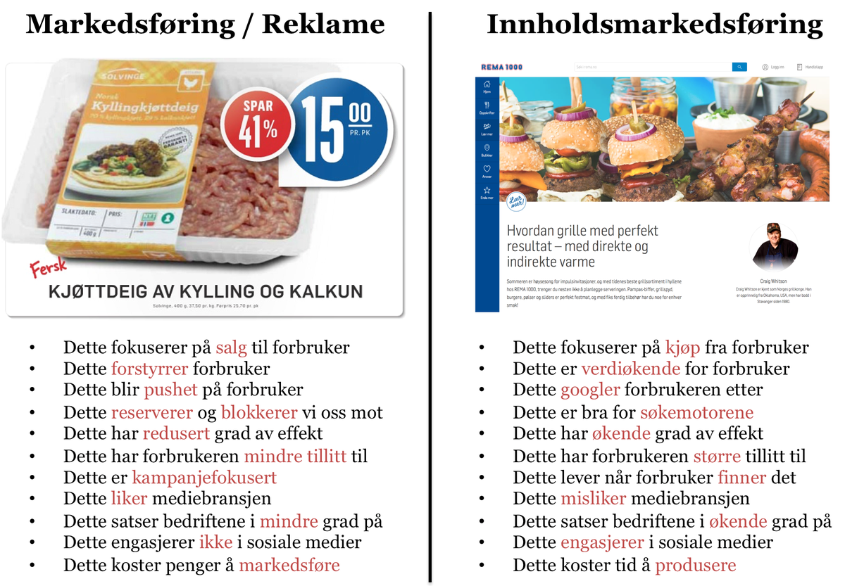 Keiseren har ikke fått nye klær. #Marketing og #ContentMarketing er ikke det samme bit.ly/1G5tG6O