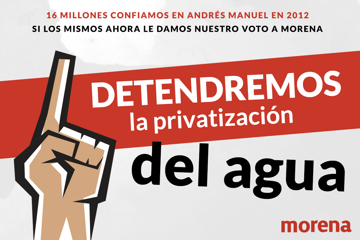 morena300mx's tweet photo. ¿Nos importa defender al agua para evitar su privatización? Entonces tenemos una cita el 7 de Junio. #Morena http://t.co/SiX7bk0Ot3